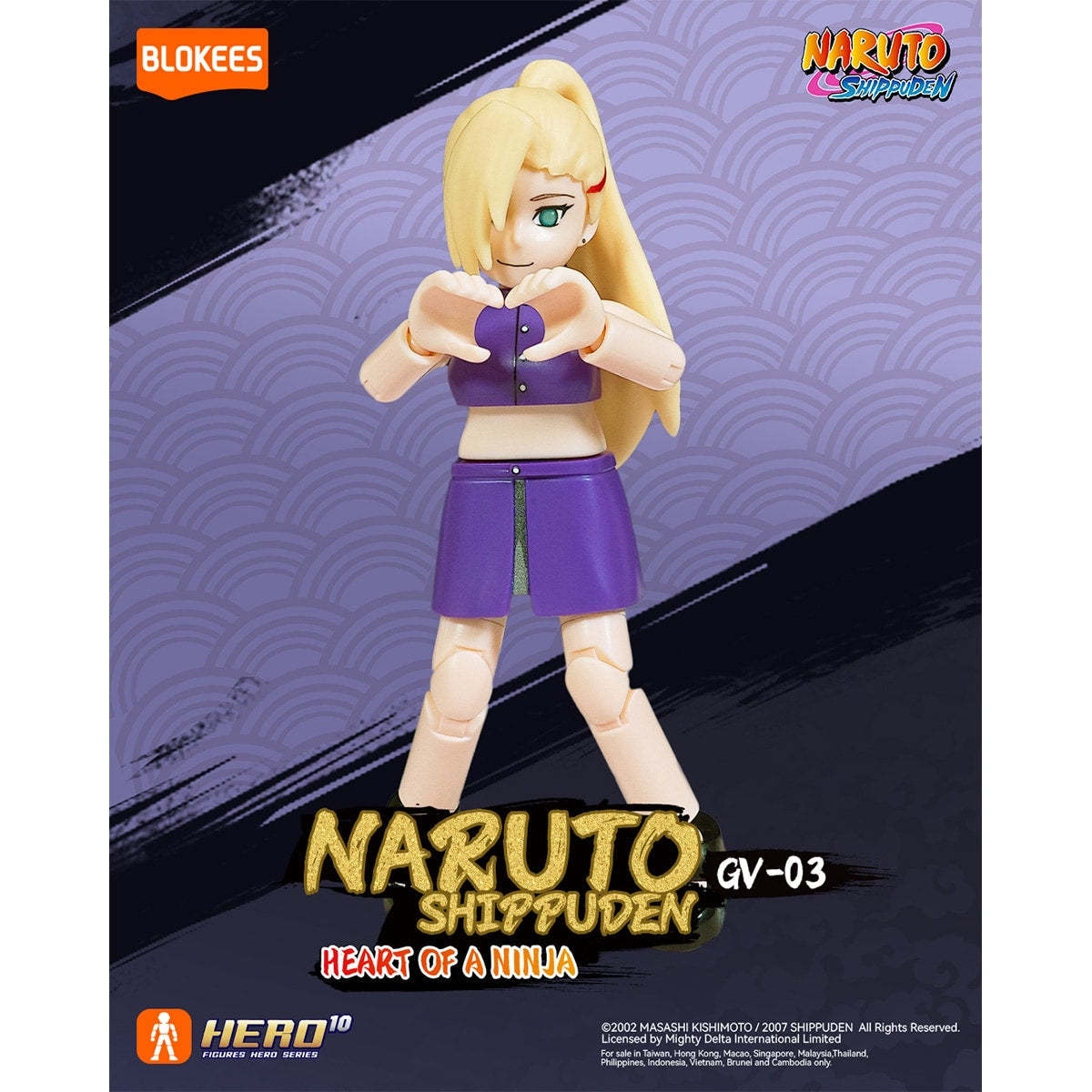 Đồ Chơi Mô Hình Naruto Bộ Sưu Tập Ngẫu Nhiên GV03 - Heart Of A Ninja BLOKEES 71064
