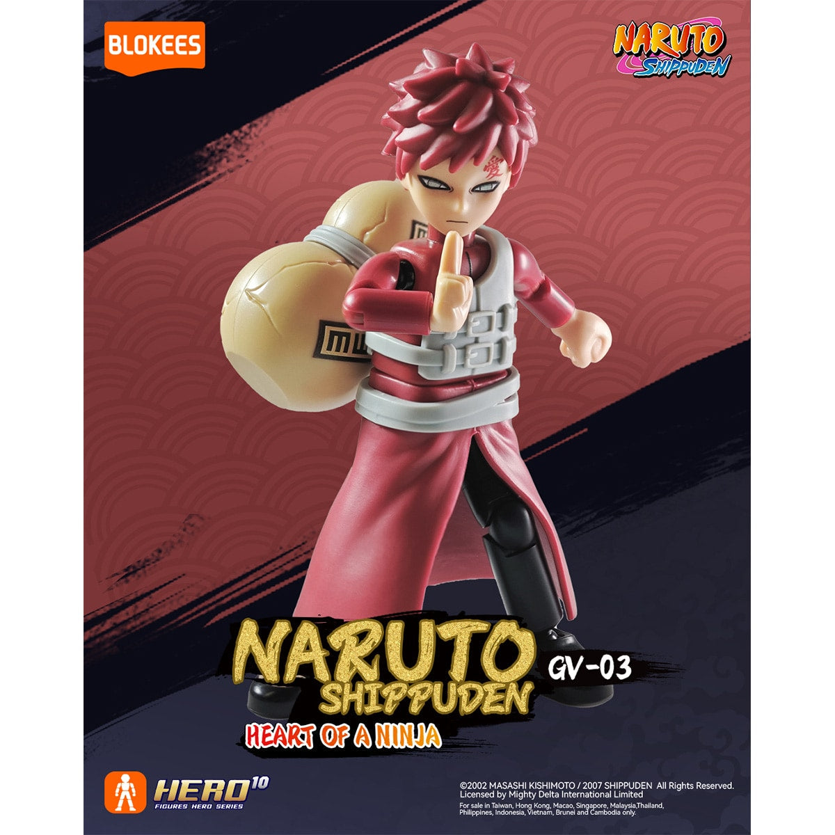 Đồ Chơi Mô Hình Naruto Bộ Sưu Tập Ngẫu Nhiên GV03 - Heart Of A Ninja BLOKEES 71064