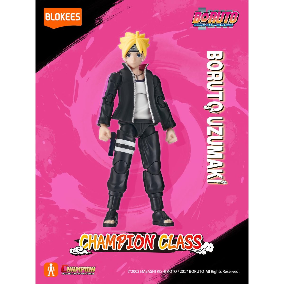 Đồ Chơi Mô Hình Naruto Champion Class Nhân Vật Boruto Uzumaki BLOKEES 75601