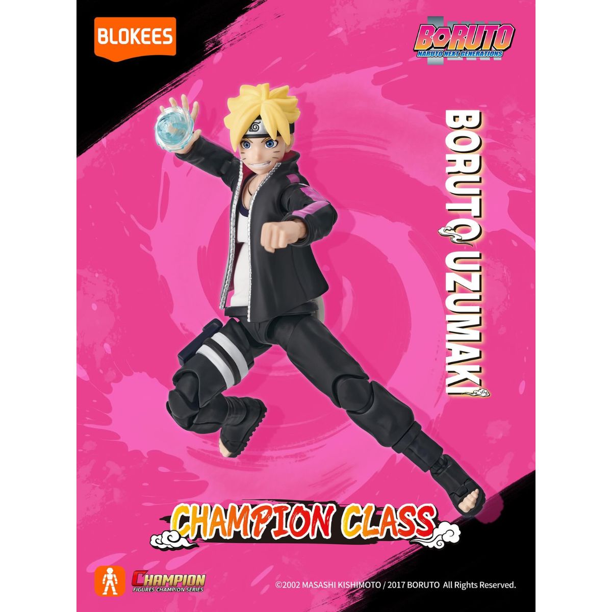 Đồ Chơi Mô Hình Naruto Champion Class Nhân Vật Boruto Uzumaki BLOKEES 75601