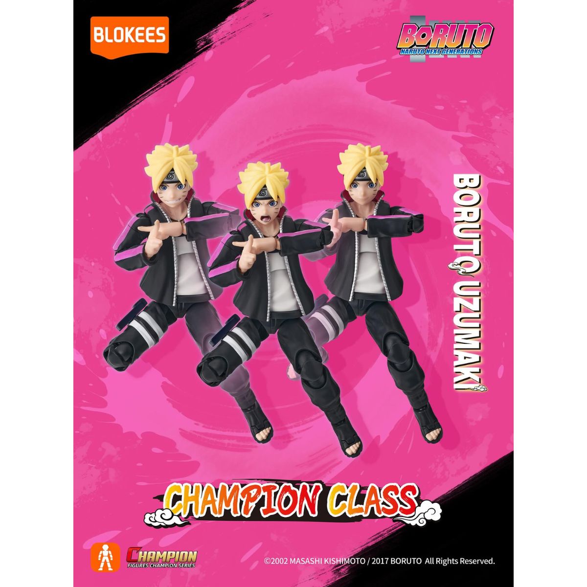 Đồ Chơi Mô Hình Naruto Champion Class Nhân Vật Boruto Uzumaki BLOKEES 75601