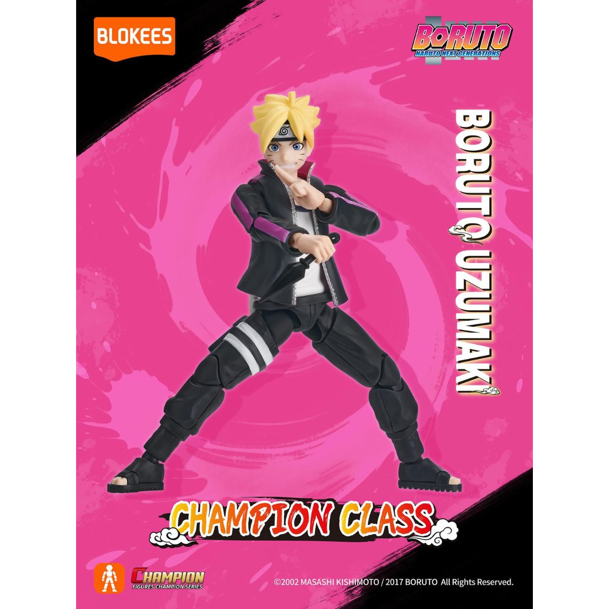Đồ Chơi Mô Hình Naruto Champion Class Nhân Vật Boruto Uzumaki BLOKEES 75601