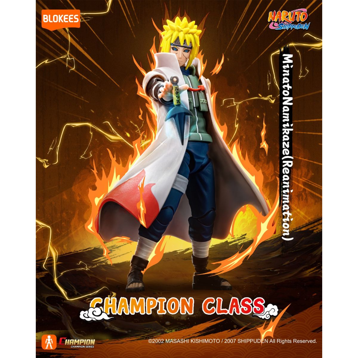 Đồ Chơi Mô Hình Naruto Champion Class Nhân Vật Minato Namikaze BLOKEES 75613