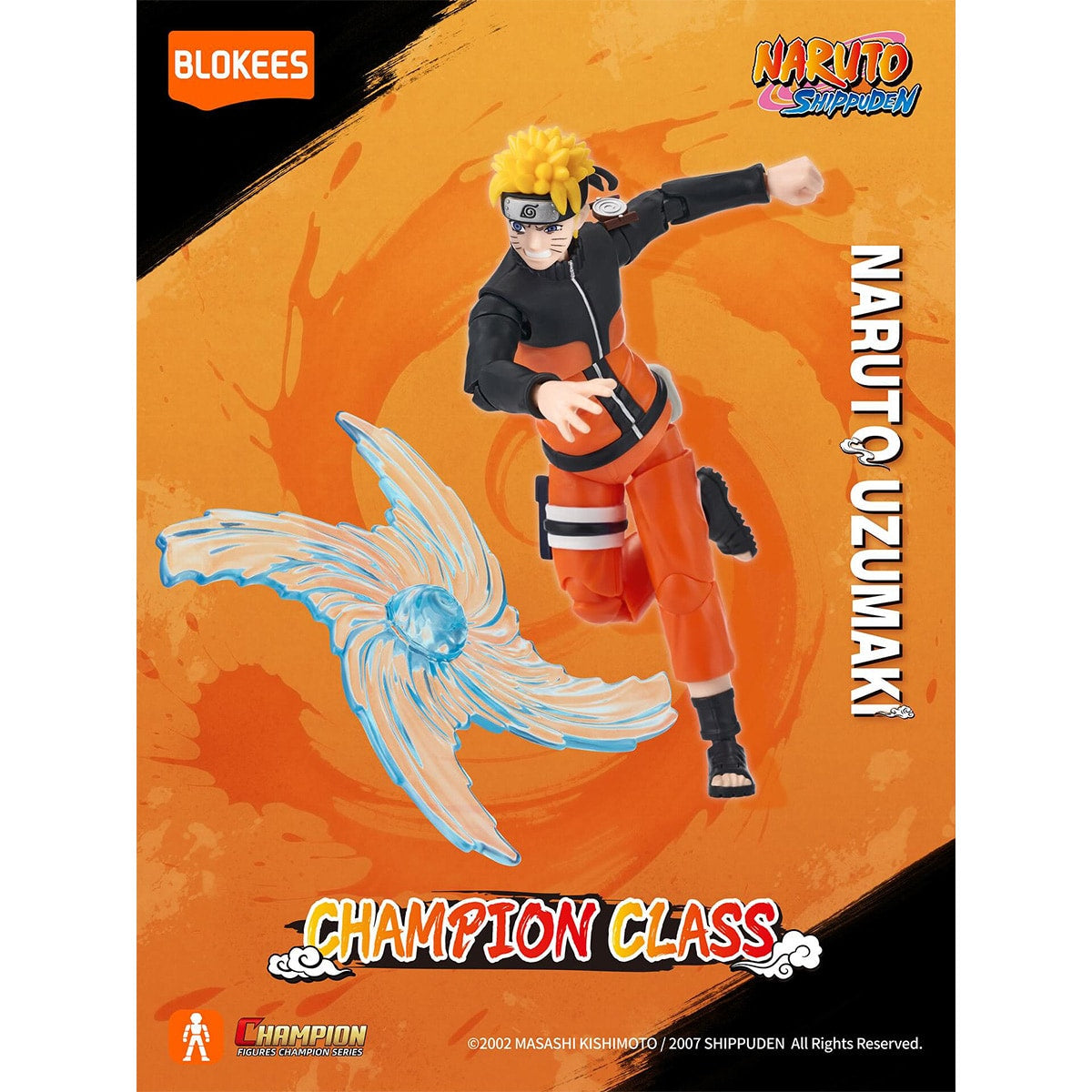 Đồ Chơi Mô Hình Naruto Champion Class Nhân Vật Naruto Uzumaki BLOKEES 75602