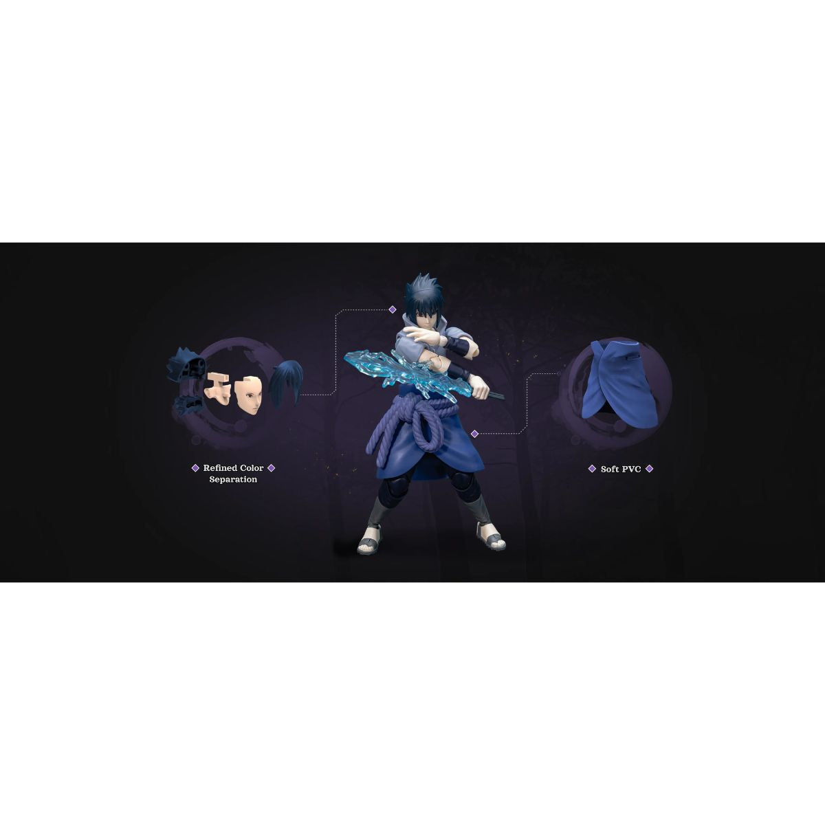 Đồ Chơi Mô Hình Naruto Champion Class Nhân Vật Sasuke Uchiha BLOKEES 75614