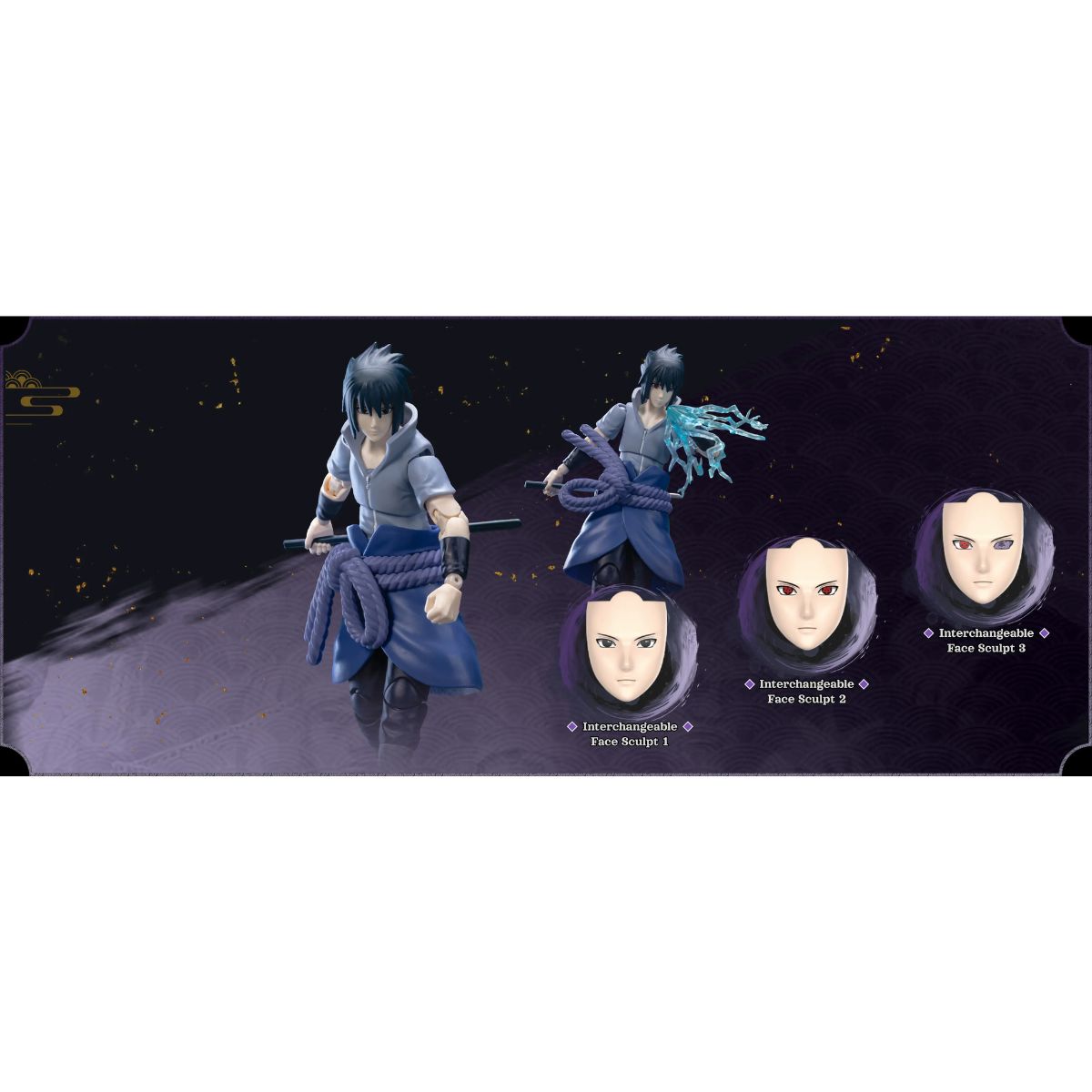 Đồ Chơi Mô Hình Naruto Champion Class Nhân Vật Sasuke Uchiha BLOKEES 75614