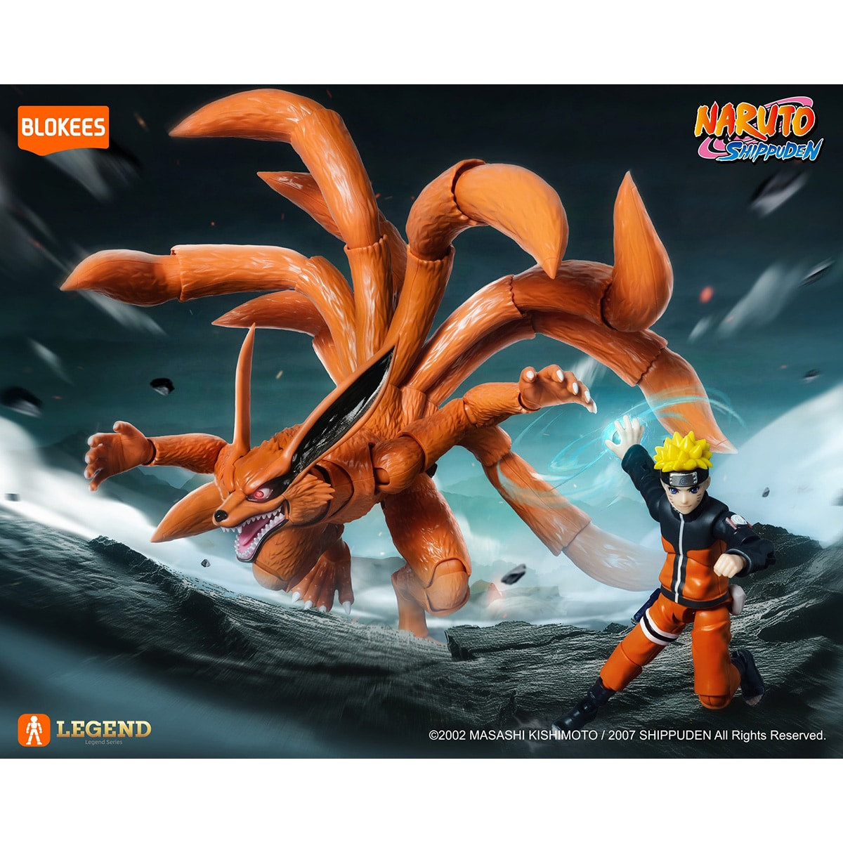 Đồ Chơi Mô Hình Naruto Cửu Vĩ Hồ Hùng Mạnh BLOKEES 73524