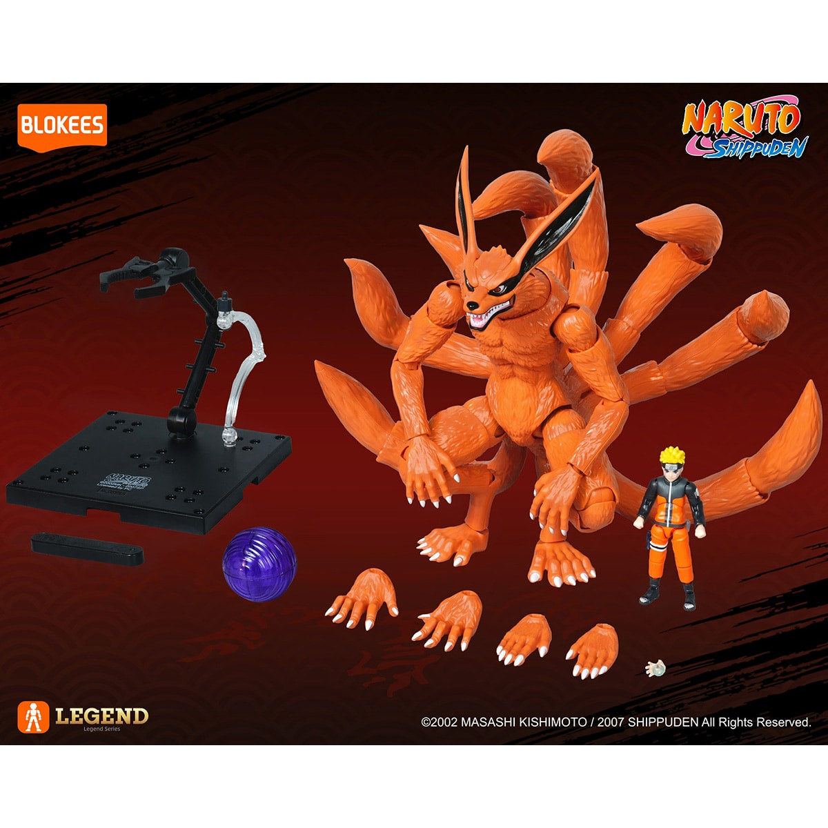 Đồ Chơi Mô Hình Naruto Cửu Vĩ Hồ Hùng Mạnh BLOKEES 73524
