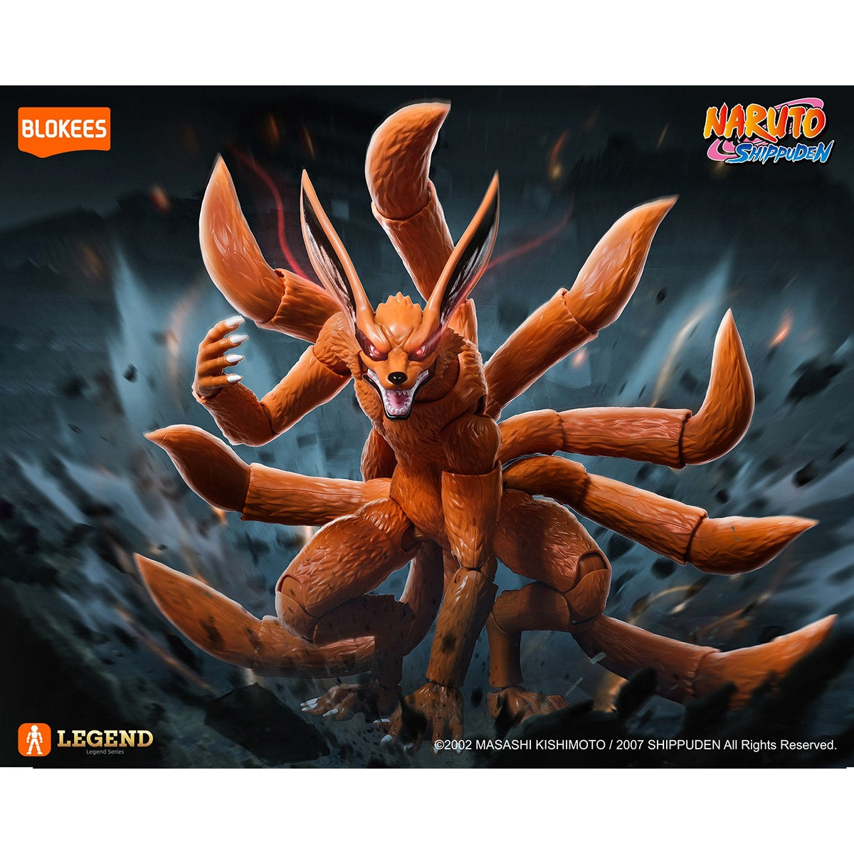 Đồ Chơi Mô Hình Naruto Cửu Vĩ Hồ Hùng Mạnh BLOKEES 73524