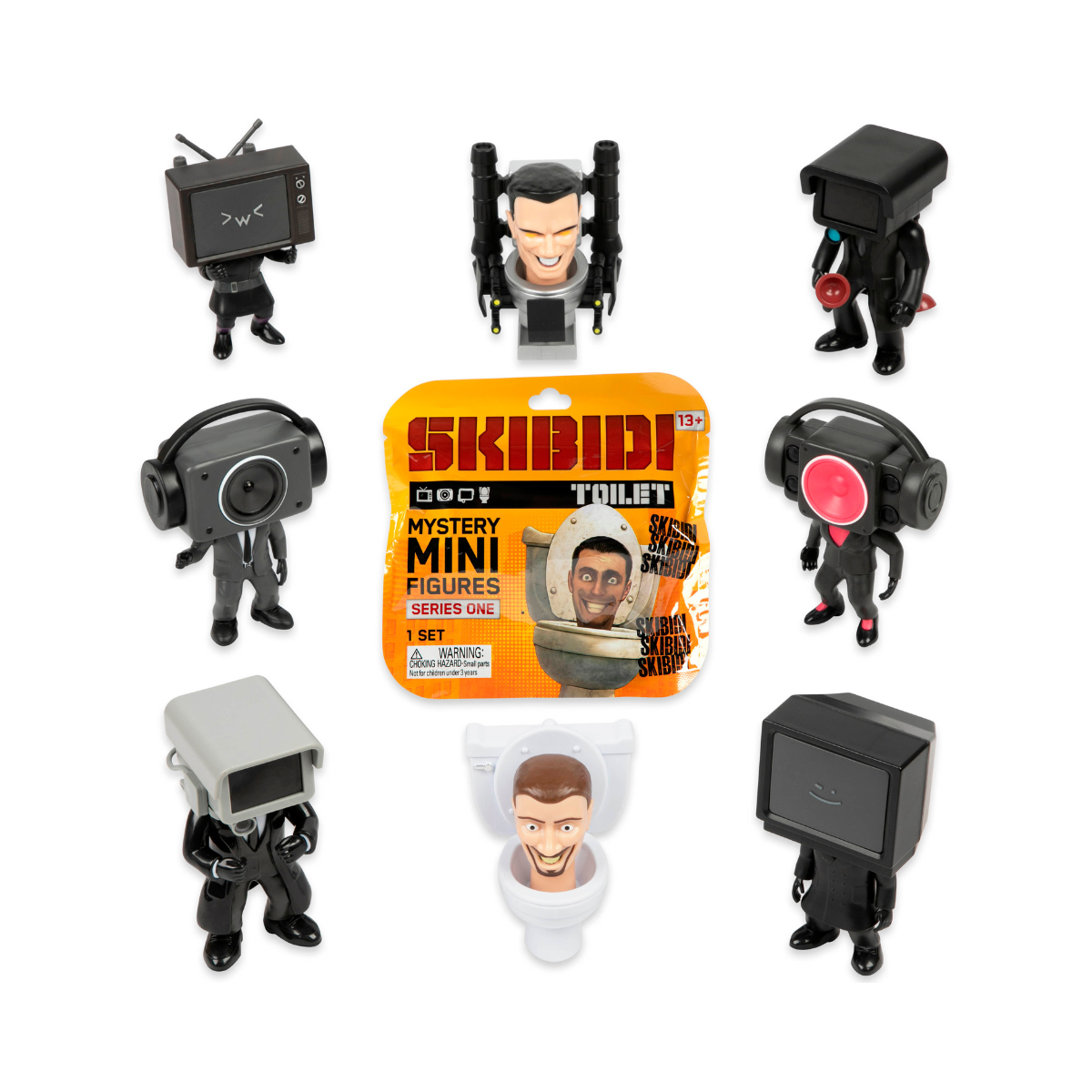 Miniature Figures - Series 1 SKIBIDI TOILET ST1300 - Mô hình Blind Box nhân vật mini