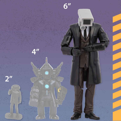 SKIBIDI TOILET ST1381 Cameraman Articulated Figure Toy - Mô hình nhân vật có khớp - SKIBIDI TOILET