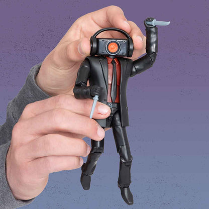 Dark Speakerman SKIBIDI TOILET Articulated Figure Toy ST1383 - Mô hình nhân vật có khớp linh hoạt - SKIBIDI TOILET
