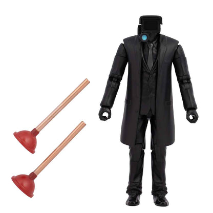 SKIBIDI TOILET Plungerman Jointed Figure Toy ST1384 - Mô hình hành động có khớp linh hoạt - SKIBIDI TOILET