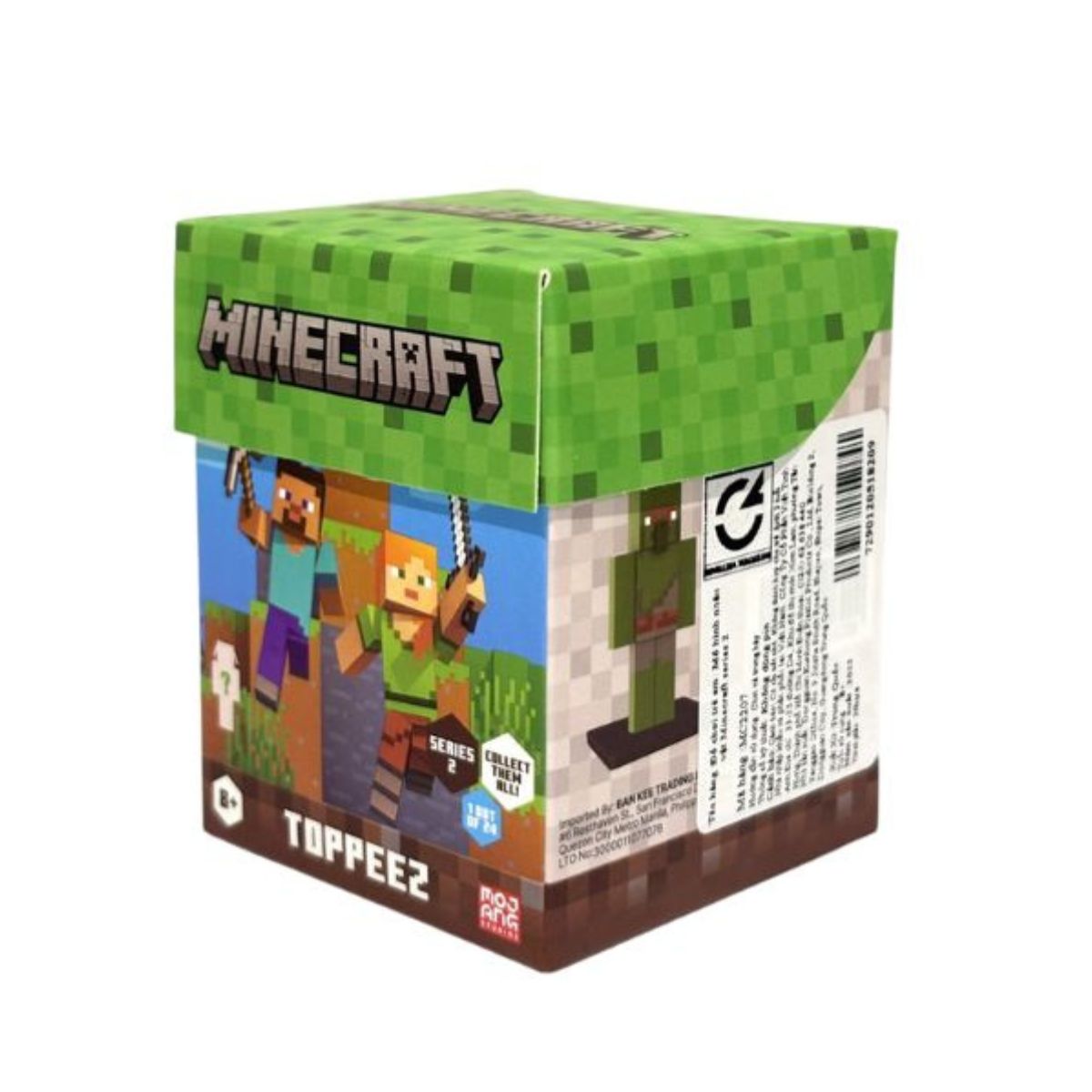 Minecraft Series 2 MINECRAFT PMI MC2207 Character Model Toys - Mô hình nhân vật Blind Box - MINECRAFT PMI