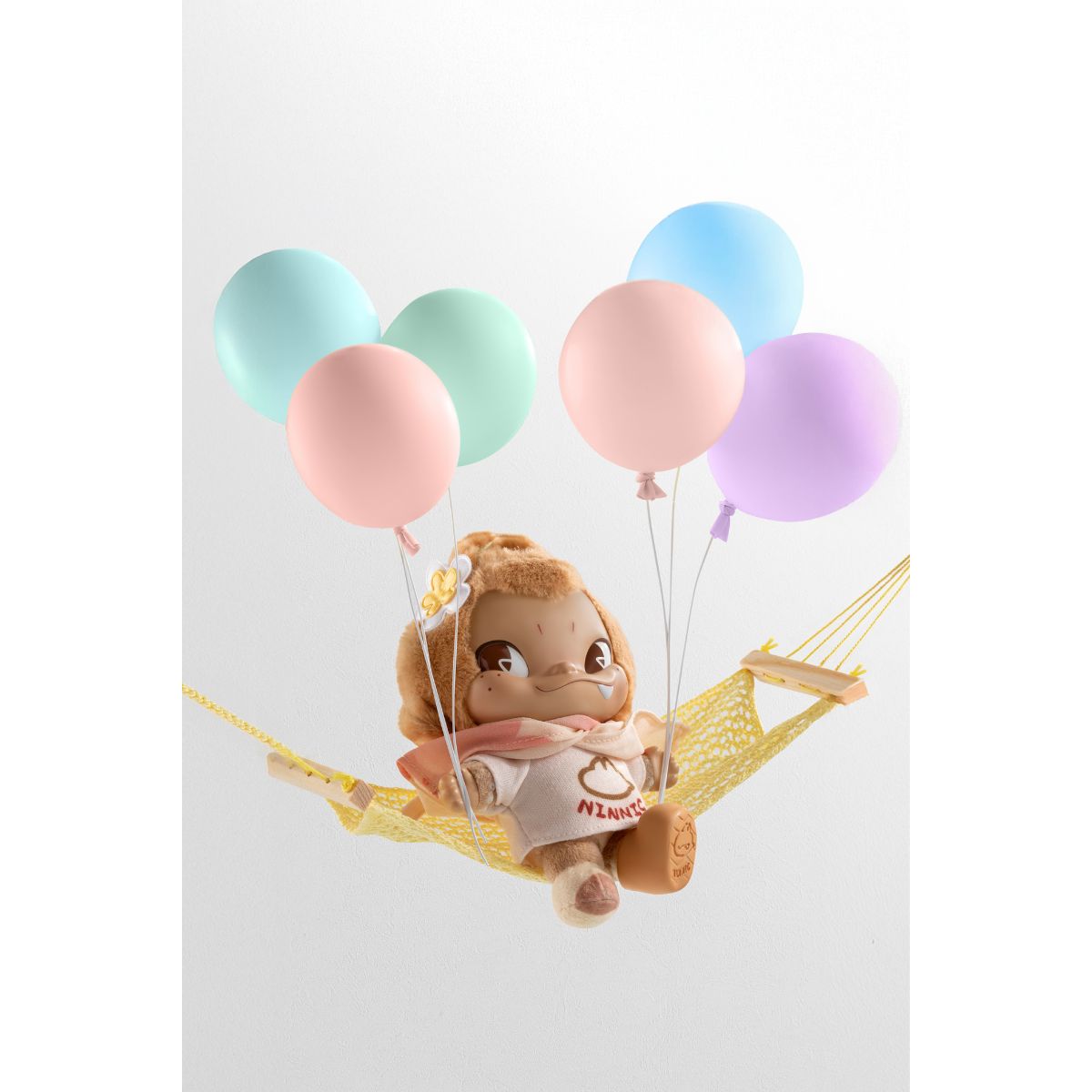 Ninnic - Wild & Free Plush Keychain - Blind Box Mô Hình Móc Khóa Bông - 52TOYS