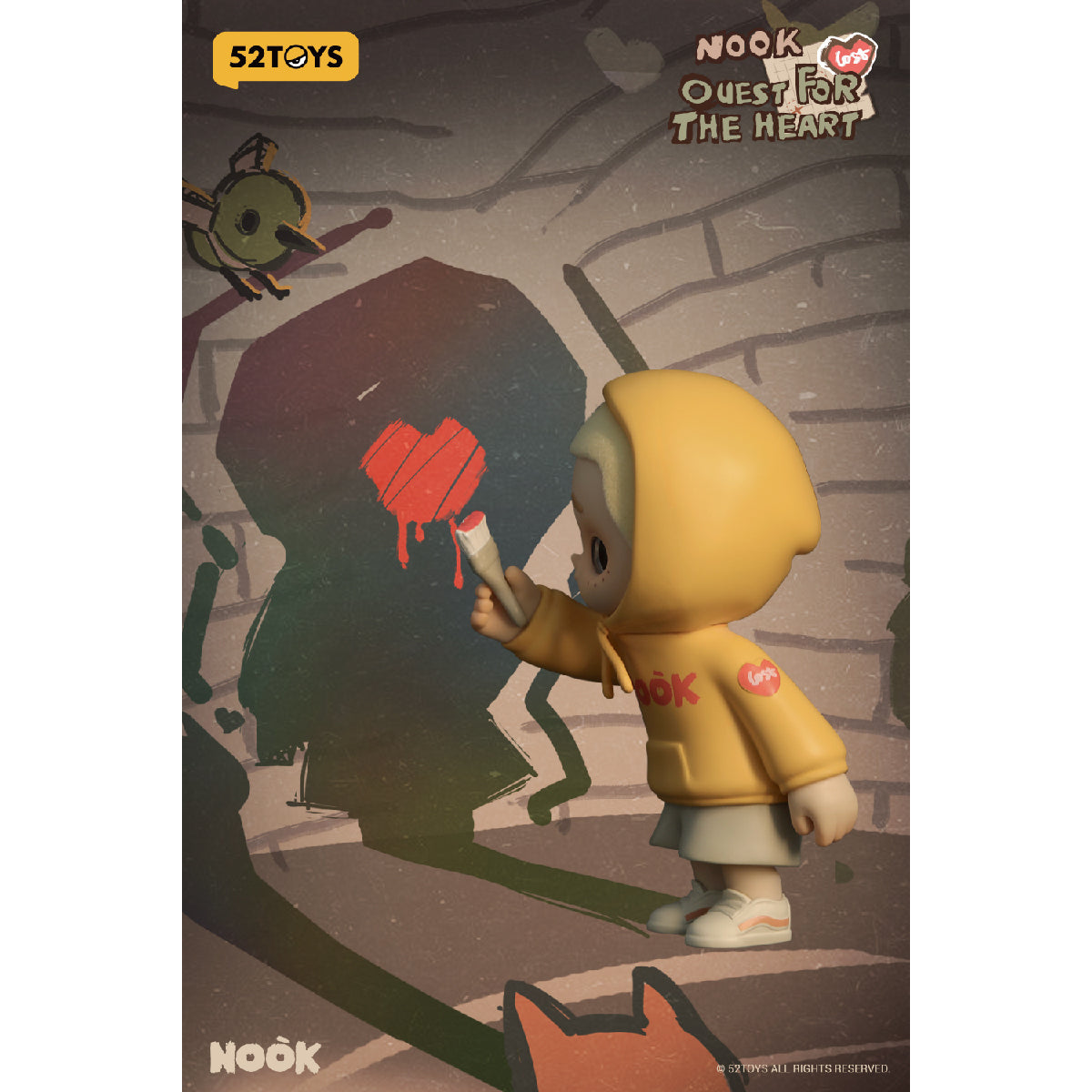 Nook Quest For The Heart - Mô hình Blind Box Art Toy - 52TOYS