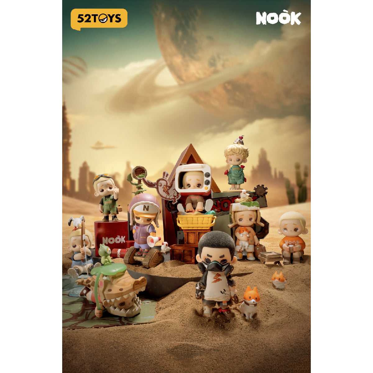 Nook Wasteland Park Series - Mô hình Blind Box - 52TOYS