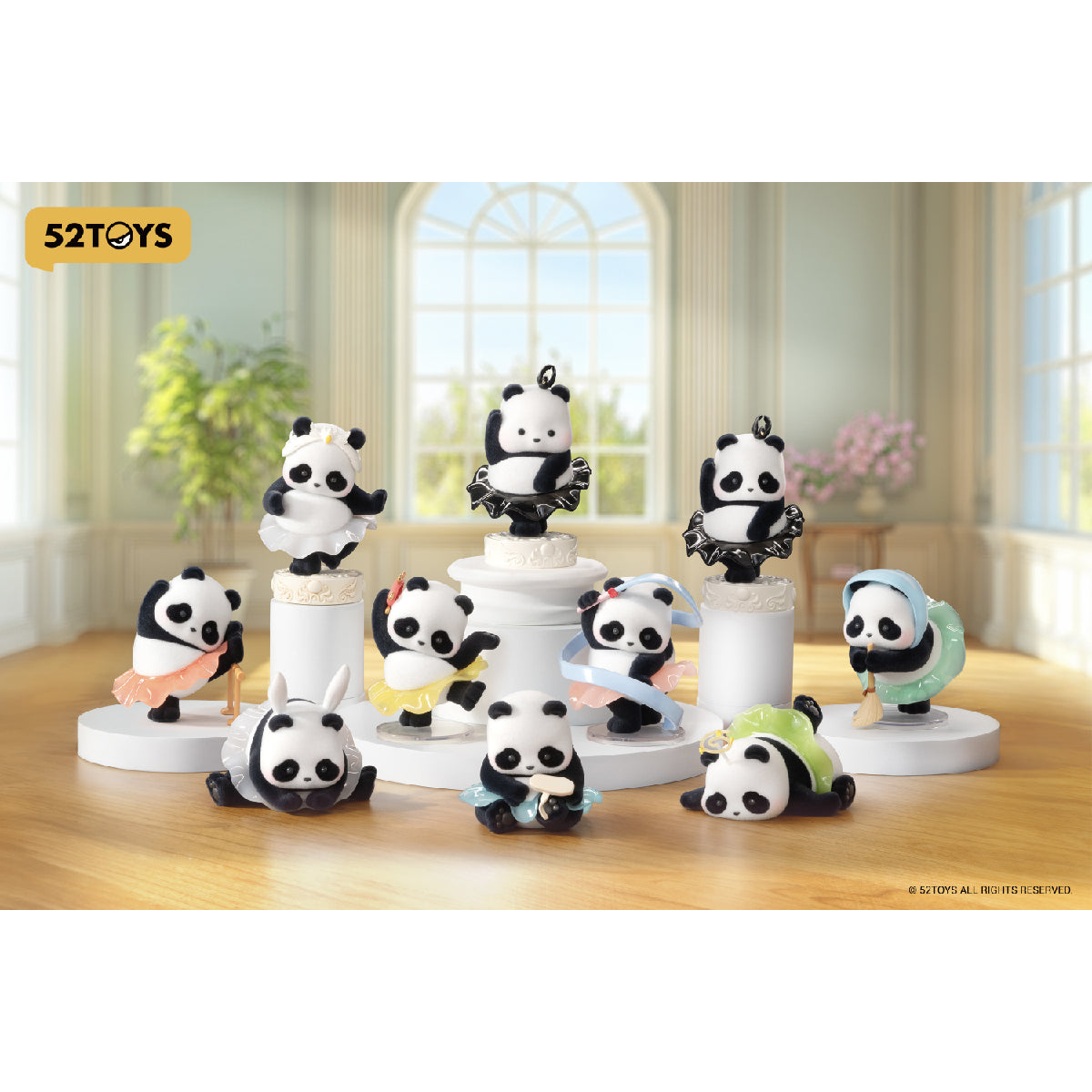 Panda Roll Ballet Performance Series - Mô hình Blind Box Gấu Trúc Nhảy Ballet - 52TOYS