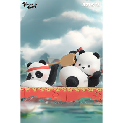 Panda Roll Dragon Boat Racing Model - Mô hình Blind Box gấu trúc - 52TOYS
