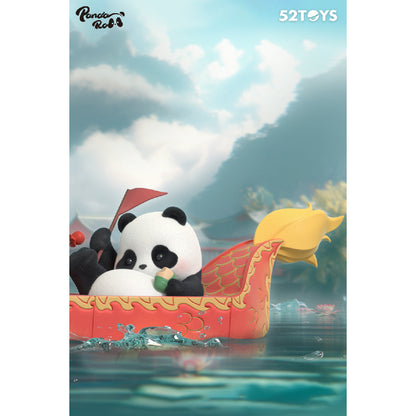 Panda Roll Dragon Boat Racing Model - Mô hình Blind Box gấu trúc - 52TOYS