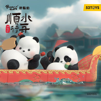 Panda Roll Dragon Boat Racing Model - Mô hình Blind Box gấu trúc - 52TOYS