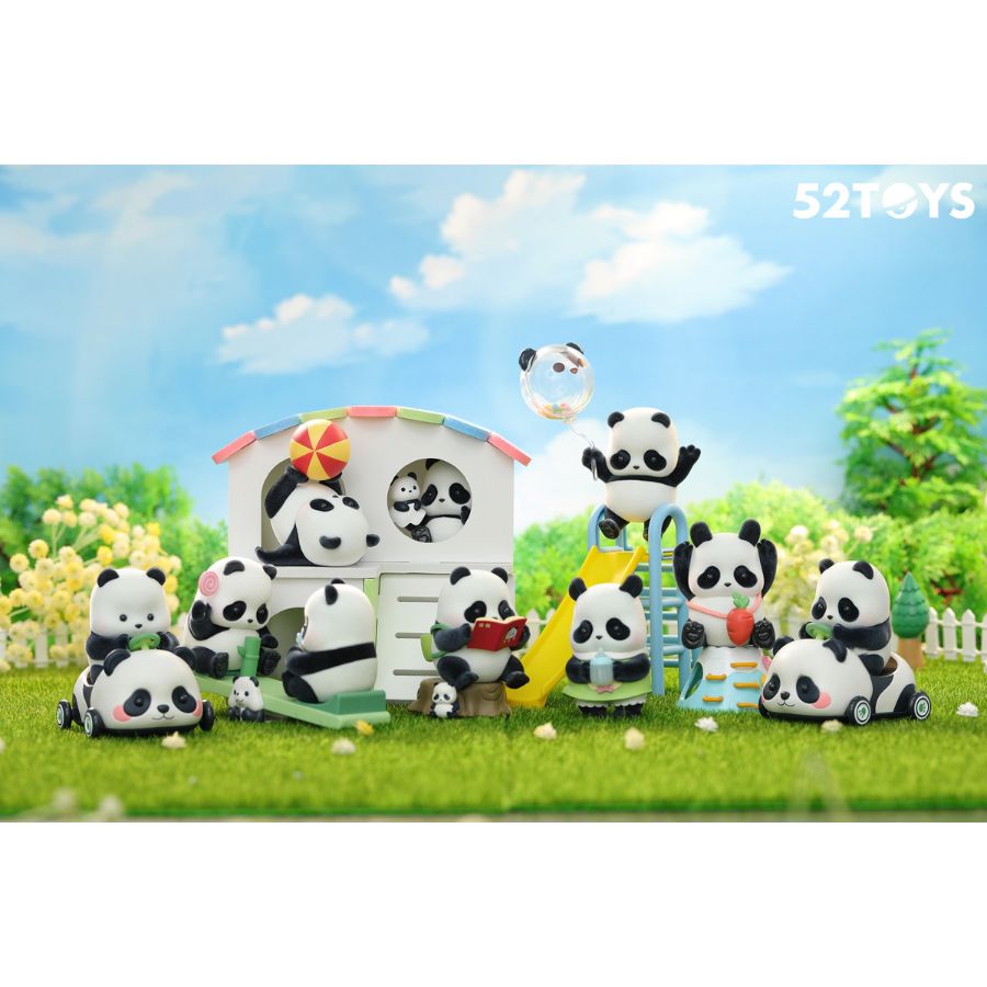 PANDA ROLL Kindergarten Model - Mô hình Blind Box Gấu trúc mầm non - 52TOYS