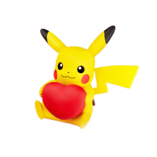 Pikachu Heart Hugging Model - Mô hình Pikachu ôm trái tim - POKEMON TOYS LBW24007