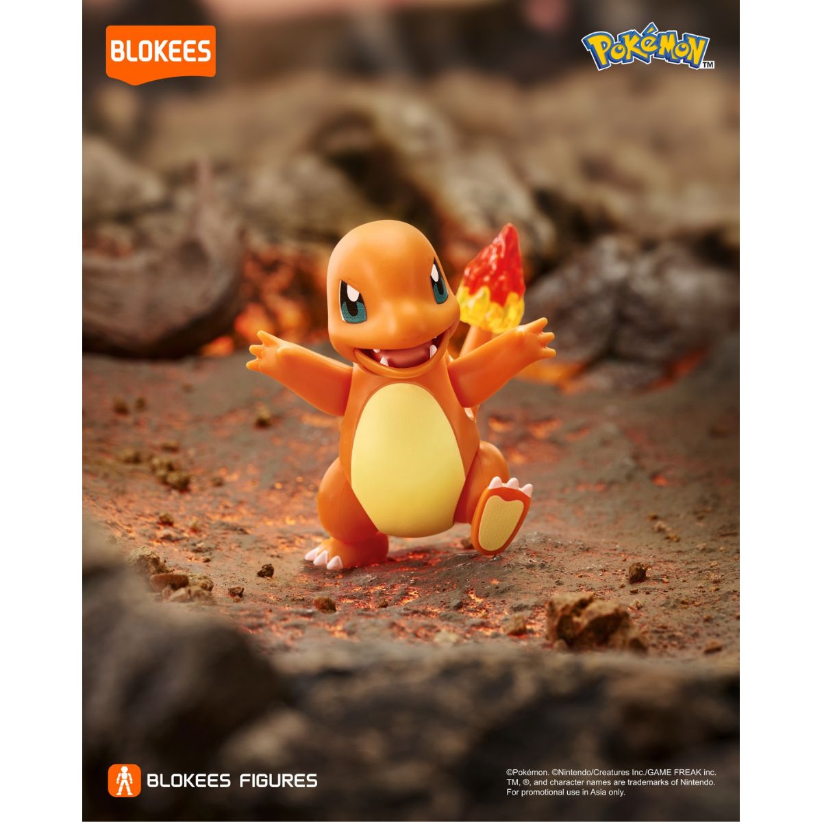 Đồ Chơi Mô Hình Pokemon CV-S Charmander BLOKEES 74006