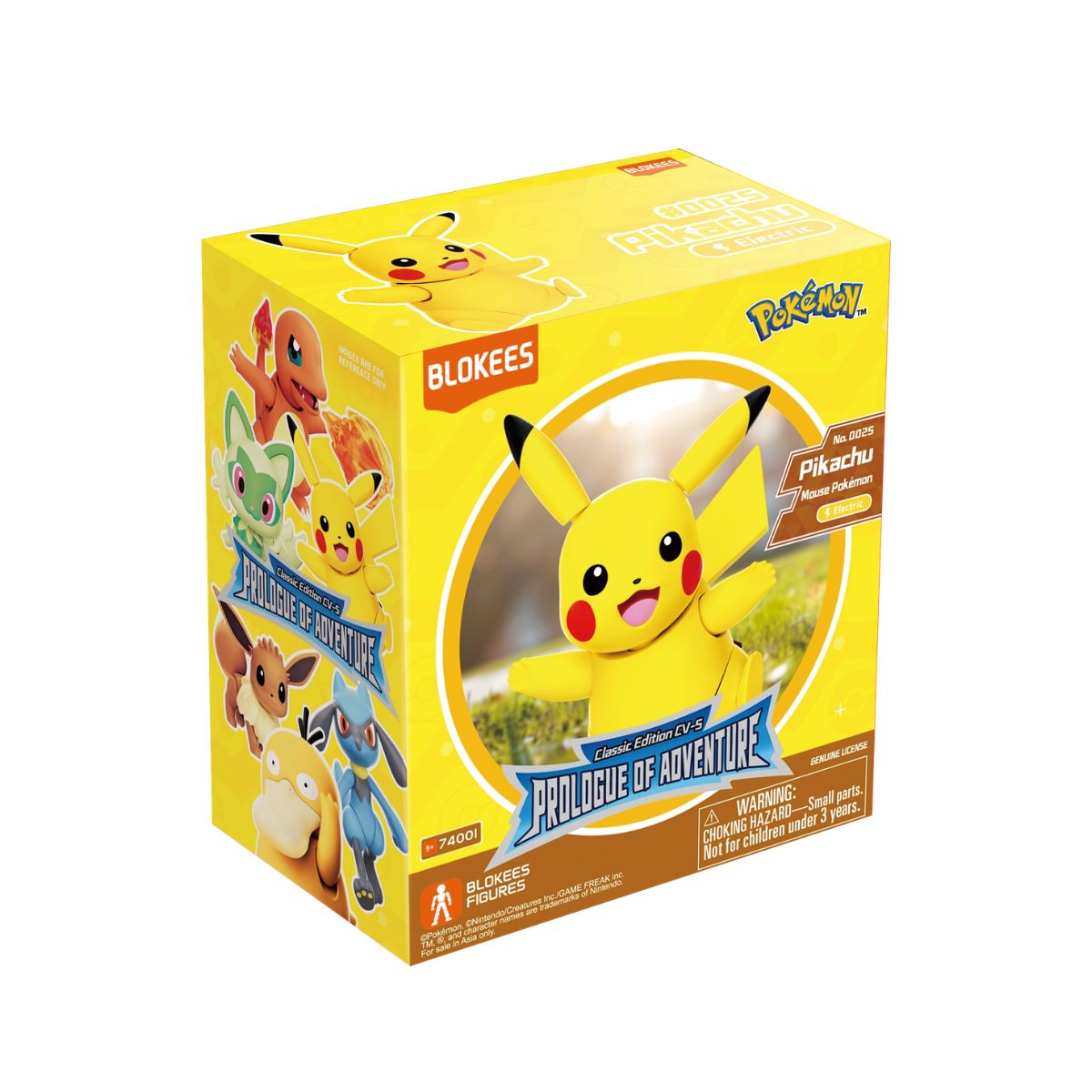 Đồ Chơi Mô Hình Pokemon CV-S Pikachu BLOKEES 74001