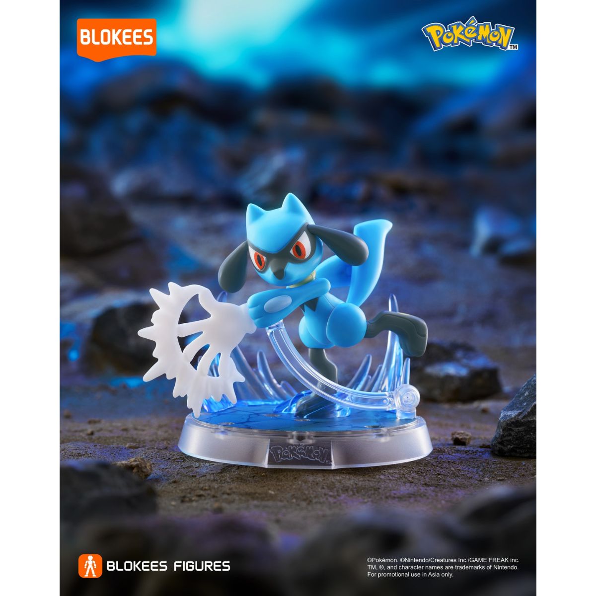 Đồ Chơi Mô Hình Pokemon CV-S Riolu BLOKEES 74004