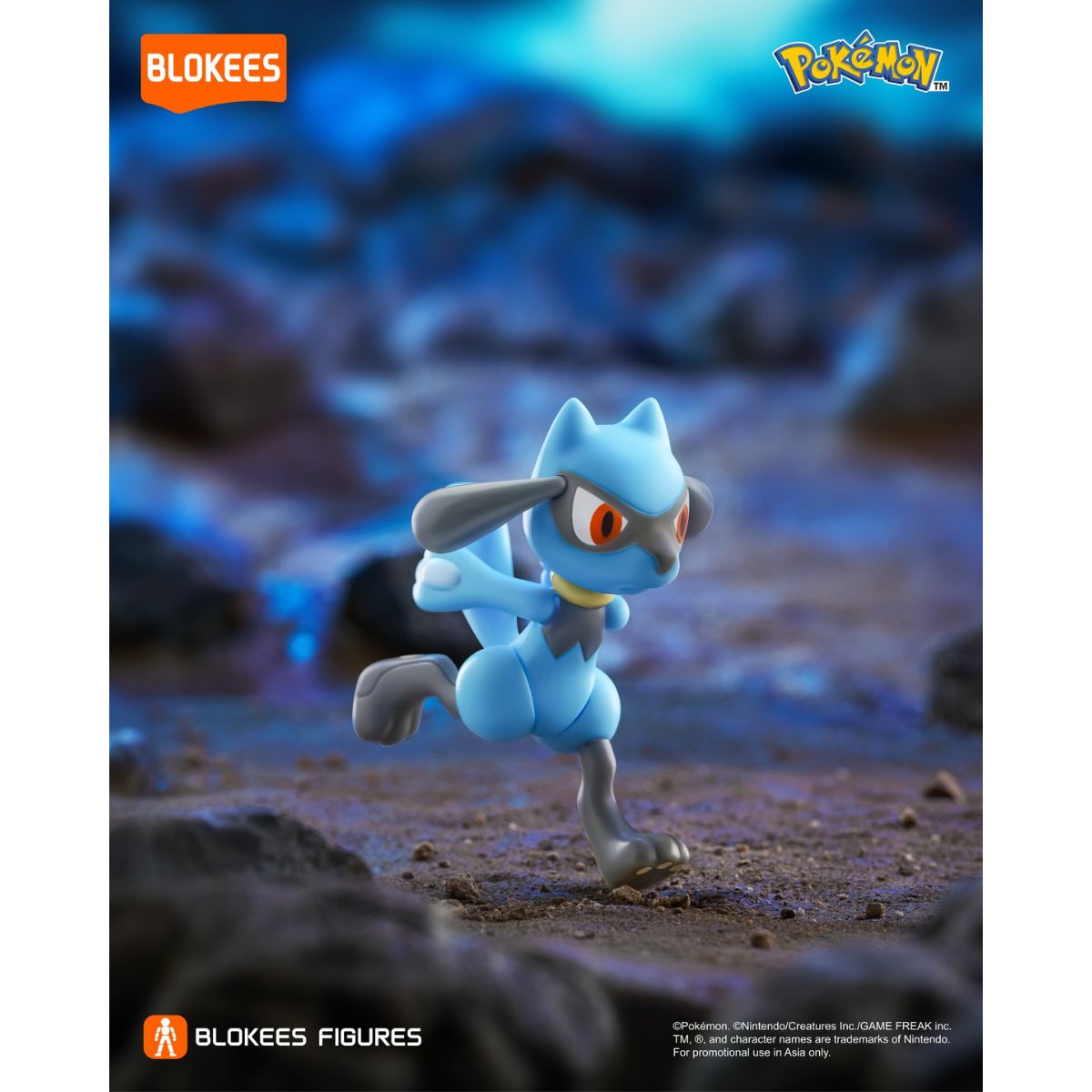 Đồ Chơi Mô Hình Pokemon CV-S Riolu BLOKEES 74004