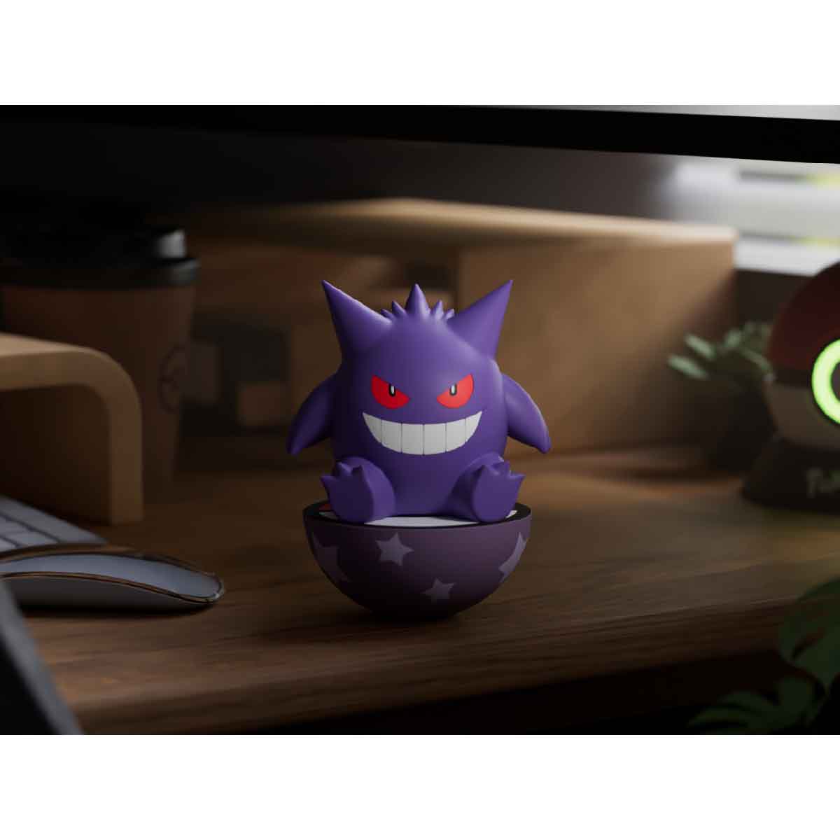 Pokemon Tumbler Model - Gengar - Mô hình lật đật - POKEMON TOYS LBW24001