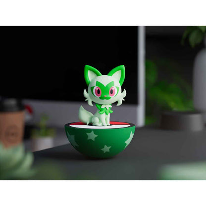 Pokemon Tumbler Model - Sprigatito - Mô hình lật đật - POKEMON TOYS LBW24001