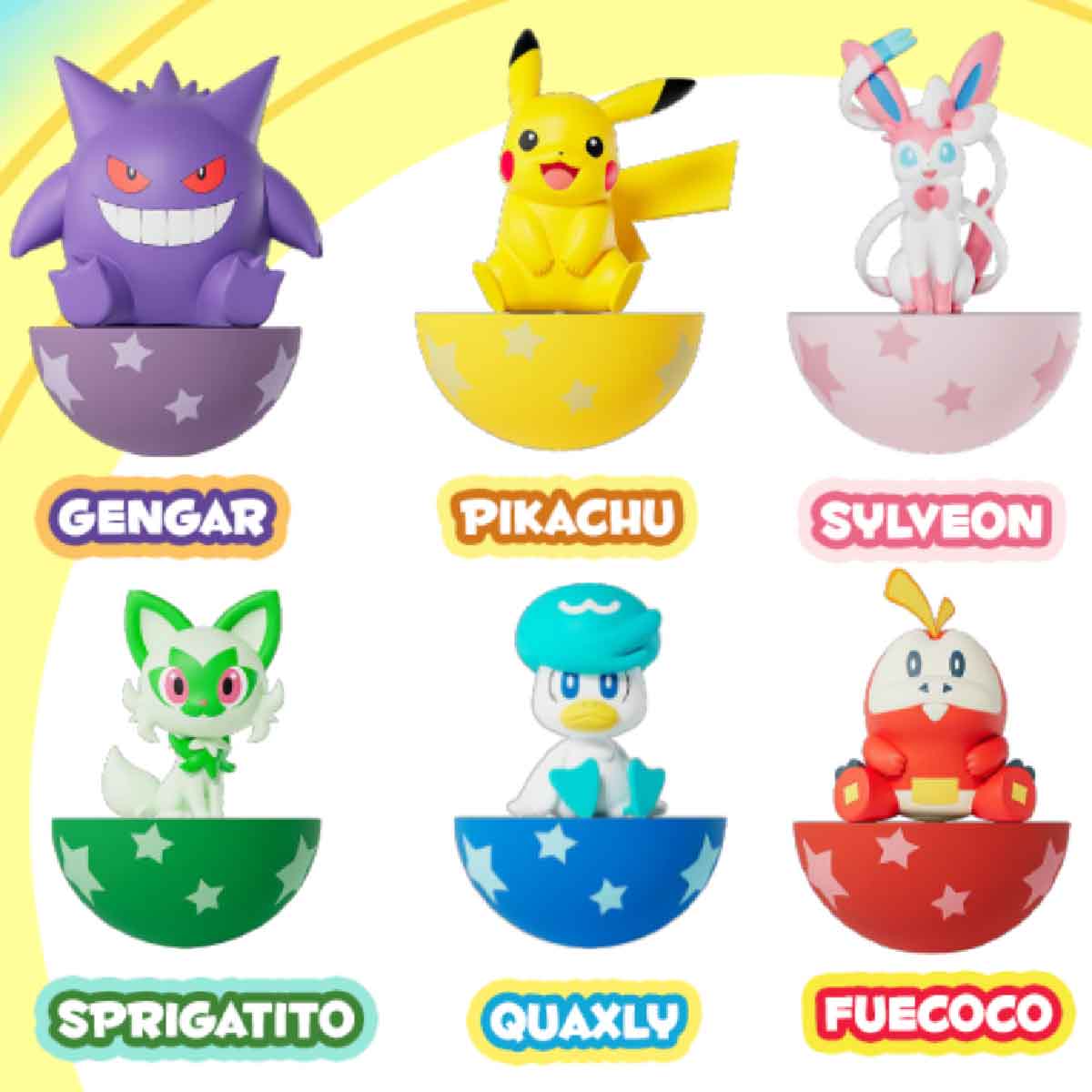 Pokemon Tumbler Model - Sprigatito - Mô hình lật đật - POKEMON TOYS LBW24001