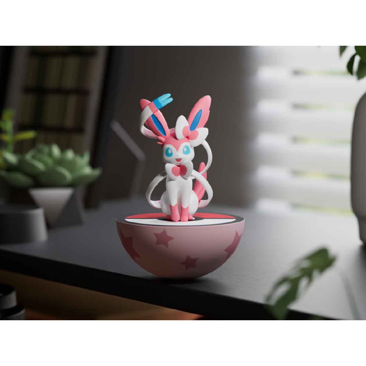 Pokemon Tumbler Model - Sylveon - Mô hình lật đật - POKEMON TOYS LBW24001