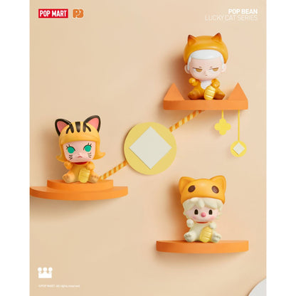 Pop Bean Lucky Cat Series - Mô hình mini Mèo Thần Tài - POP MART 6931571007287