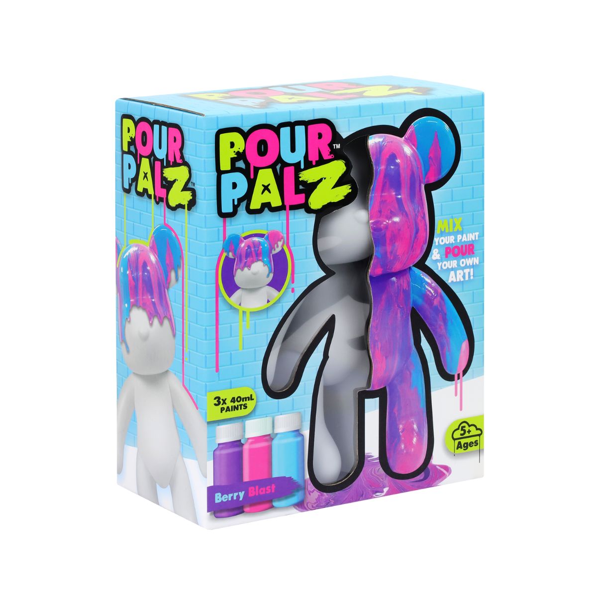 Pour Palz W1 Berry Blast Model Toy - 40ml - Mô hình nghệ thuật DIY đổ màu - OTHER ART TOYS GS-G08682