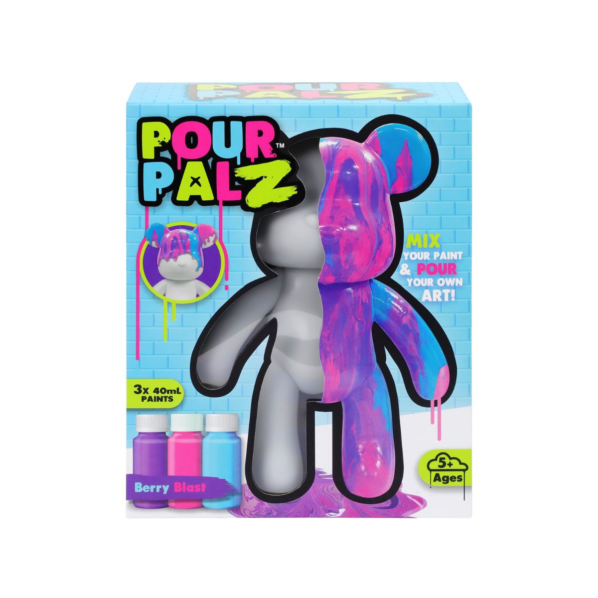 Pour Palz W1 Berry Blast Model Toy - 40ml - Mô hình nghệ thuật DIY đổ màu - OTHER ART TOYS GS-G08682