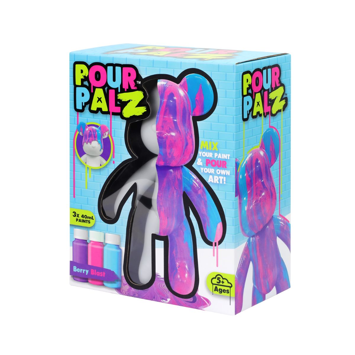 Pour Palz W1 Berry Blast Model Toy - 40ml - Mô hình nghệ thuật DIY đổ màu - OTHER ART TOYS GS-G08682