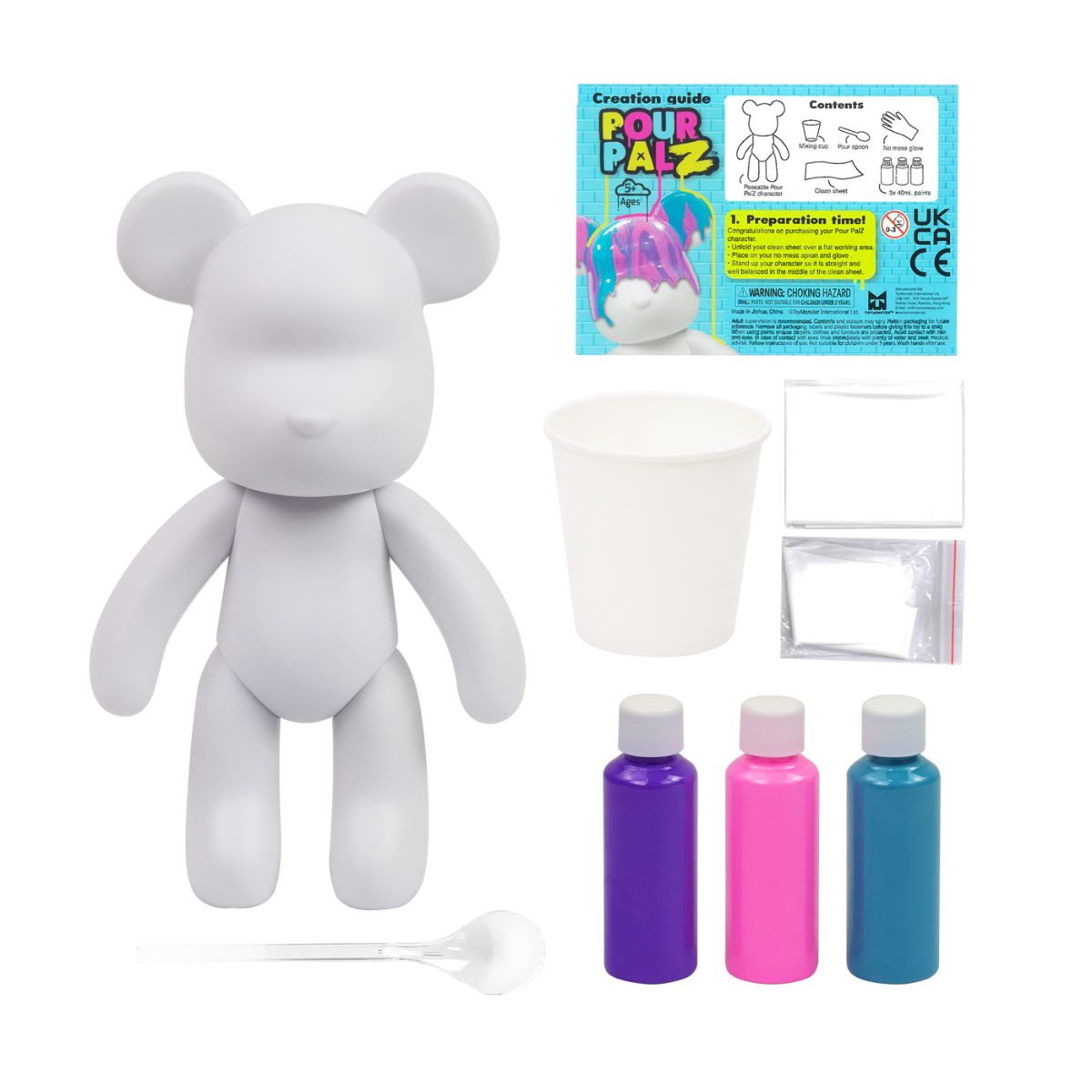 Pour Palz W1 Berry Blast Model Toy - 40ml - Mô hình nghệ thuật DIY đổ màu - OTHER ART TOYS GS-G08682