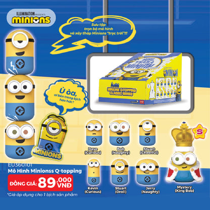 Minions Model Q-topping Minions EU360101 - Mô hình lật đật mini Blind Box - MINIONS