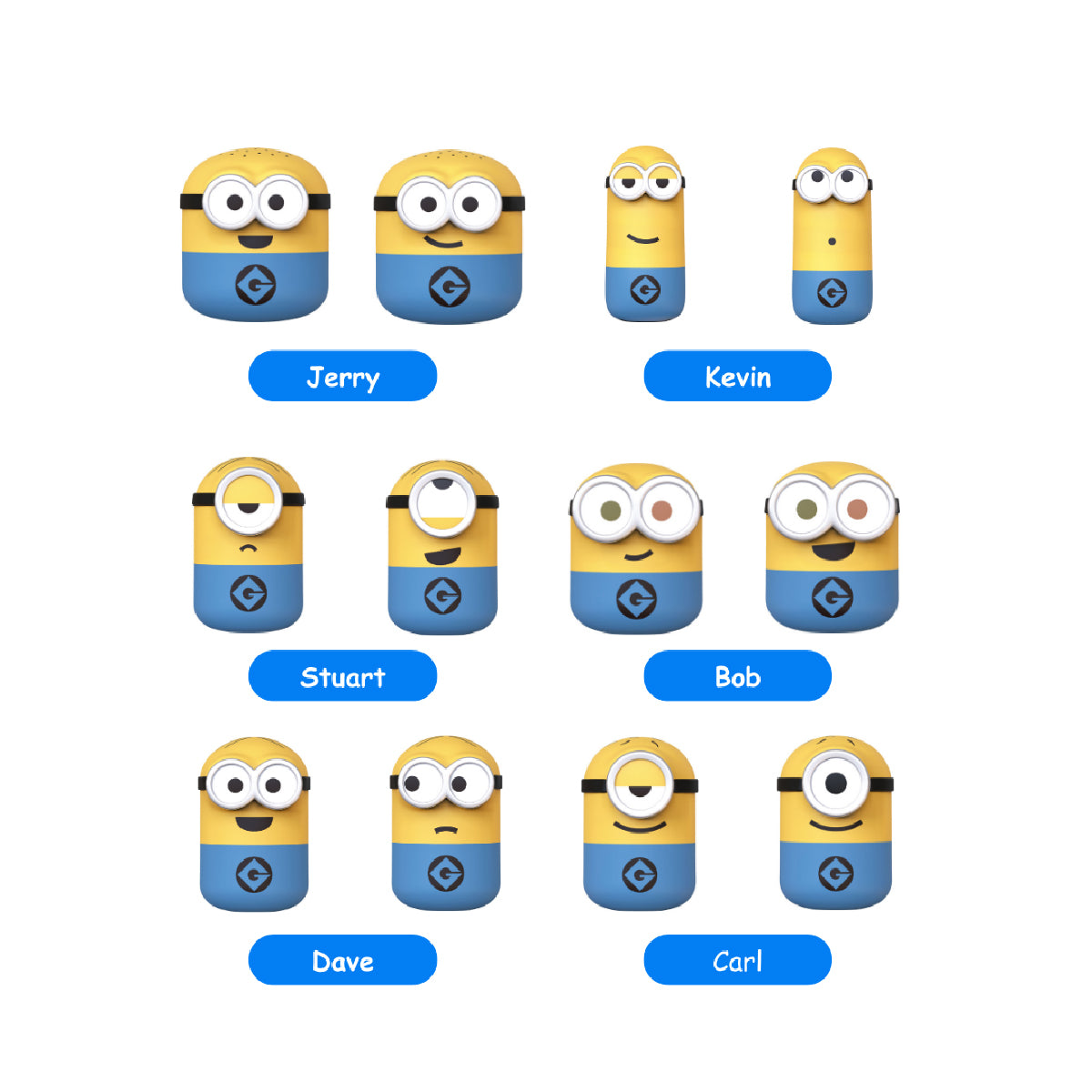 Minions Model Q-topping Minions EU360101 - Mô hình lật đật mini Blind Box - MINIONS