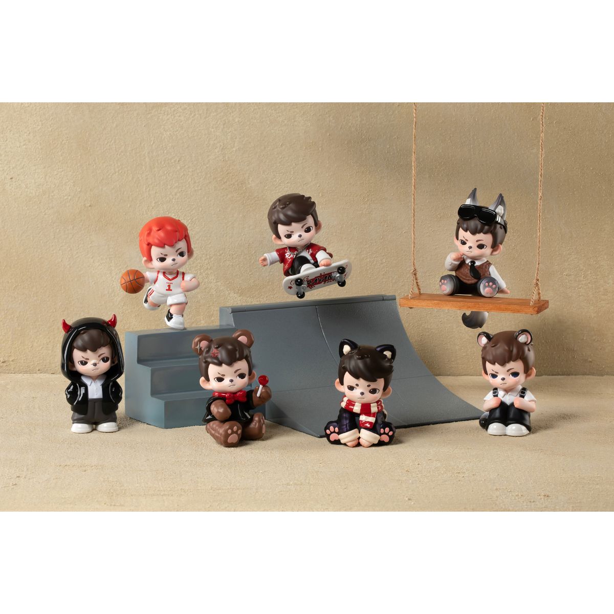 Rayan Love Series Pendant Blind Box - Mô hình móc khóa Art toy - OTHER ART TOYS
