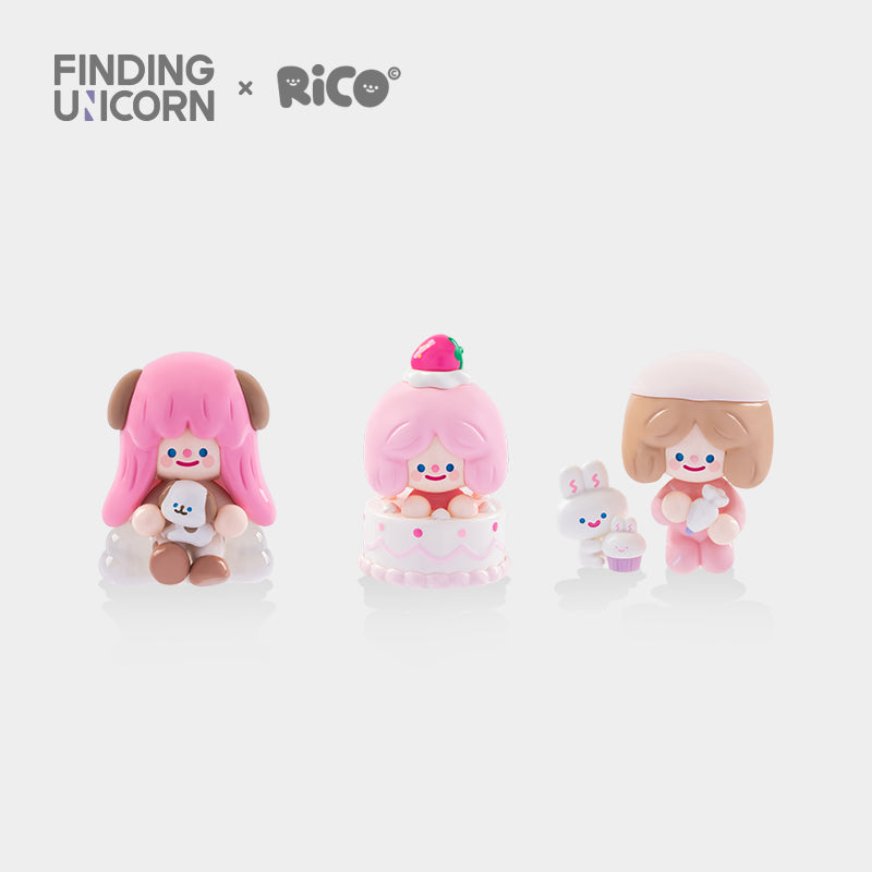 RiCO Happy Friends Together Series - Mô hình Blind Box Art Toy - FINDING UNICORN
