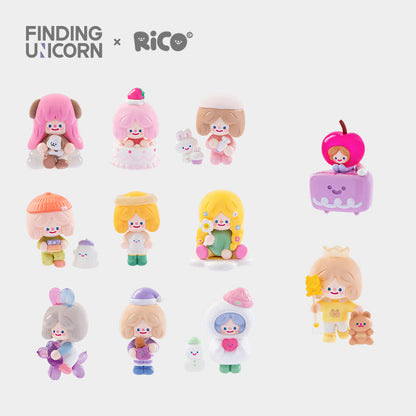 RiCO Happy Friends Together Series - Mô hình Blind Box Art Toy - FINDING UNICORN