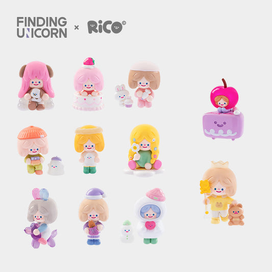 RiCO Happy Friends Together Series - Mô hình Blind Box Art Toy - FINDING UNICORN