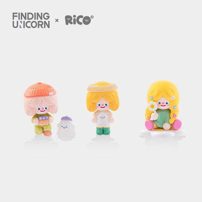 RiCO Happy Friends Together Series - Mô hình Blind Box Art Toy - FINDING UNICORN