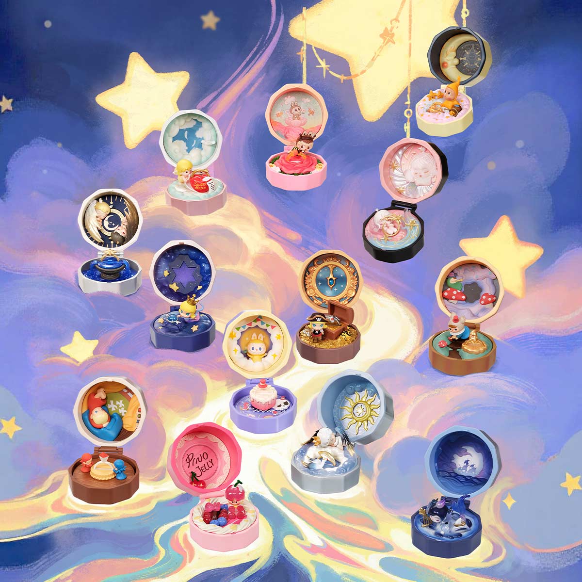 Romantic Ring Box Series 4 Scene Sets - Mô hình Blind Box chính hãng - POP MART