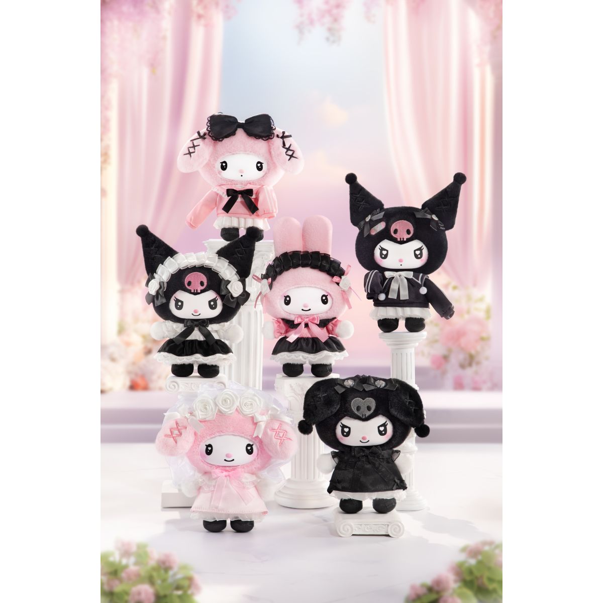 Sanrio Characters Angel Garden Series Plush Pendant - Gấu bông treo Blind Box - TOP TOY