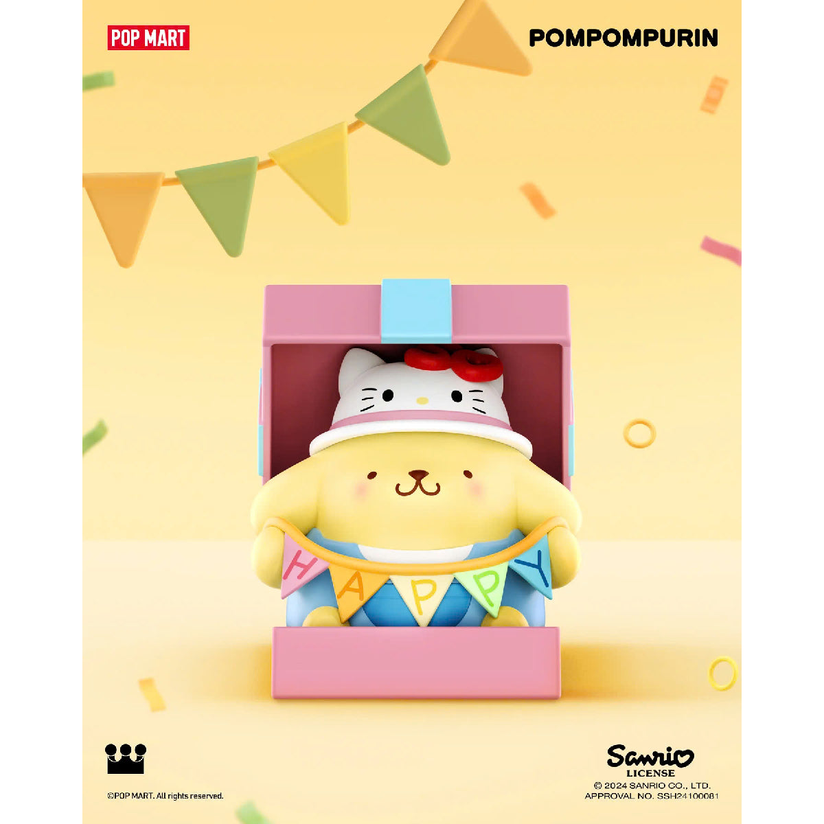 Sanrio Characters Hello Kitty 50th Anniversary Pop Mart Figure - Mô hình Blind Box - POP MART